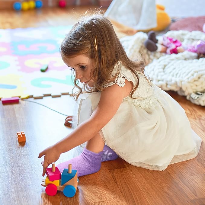 Toddler Non Slip Grip Ankle Socks - Image 2