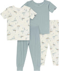 MODERNMOMENTS Baby Viscose 4-piece Tight Fitting Pajama Sets by ModernMomentsbyGerber