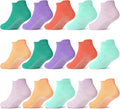 GRPSKCOS Non Slip Toddler Socks 15 Pairs Toddler Grip Anti Skid Low Cut Socks by GRPSKCOS