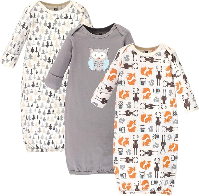 Hudson Baby unisex-baby Cotton Gowns by HudsonBaby
