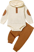Fommy Baby Boy Clothes Colorblocked Long Sleeve Hoodie + Long Pants 2PCS Fall by Fommy