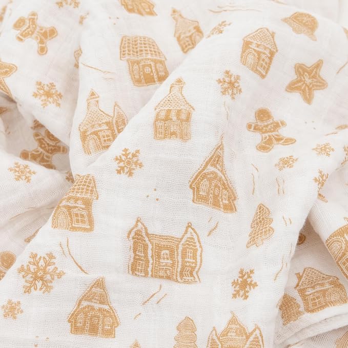 Little Unicorn Muslin Swaddle Blanket - Image 4
