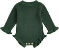 Mubineo Baby Girl Fall Winter Clothes Basic Plain Cute Sweater Romper Outfit by Mubineo