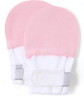 Baby Newborn No Scratch Mittens Stay On, 100% Cotton Adjustable 0-12M | Soft by HAPIU