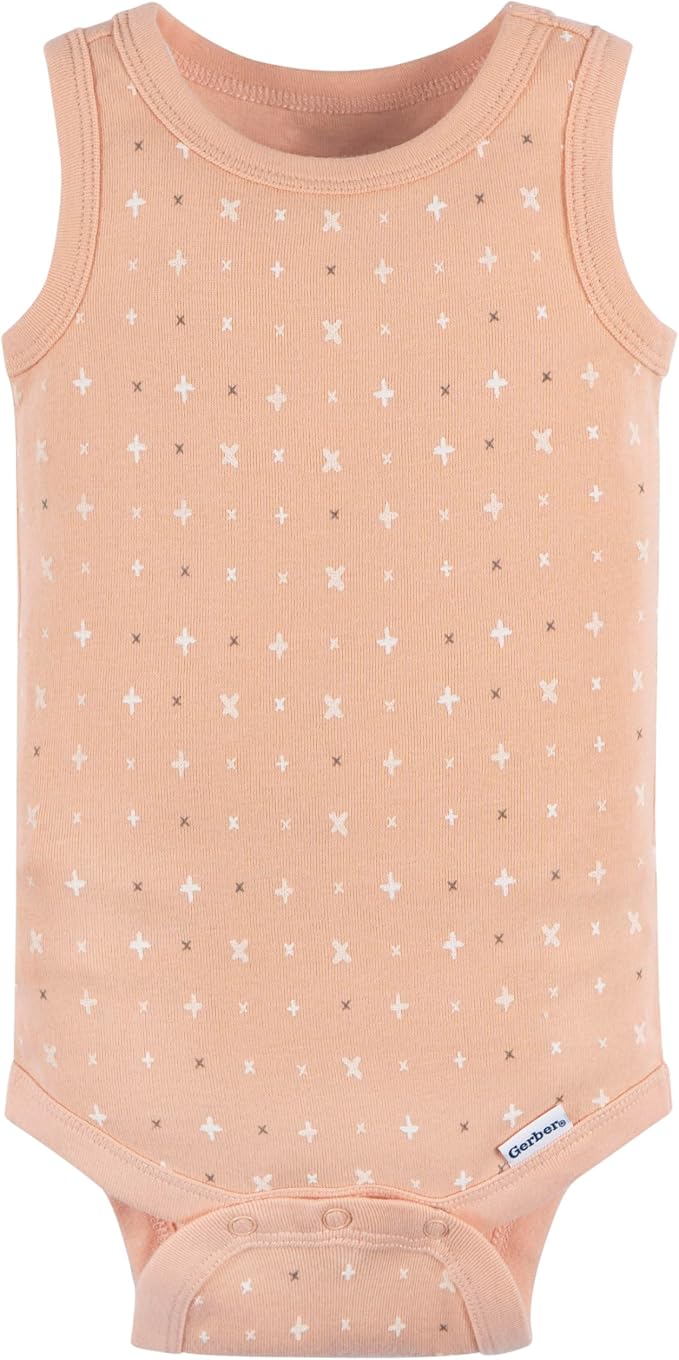 Gerber Baby Boys Multi-Pack Sleeveless Onesies Bodysuit - Image 3