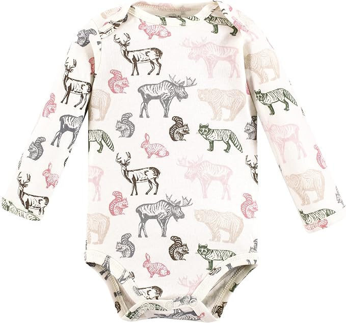 Touched by Nature Unisex Baby Organic Cotton Long-Sleeve Bodysuits - Image 5