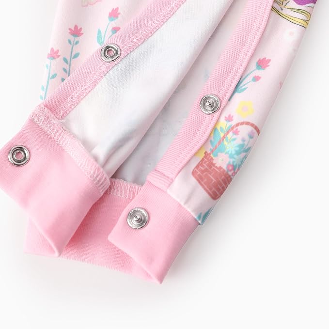 Disney Stitch Princess Minnie Winnie Marvel Baby Girls Ruffle Long Sleeve - Image 5
