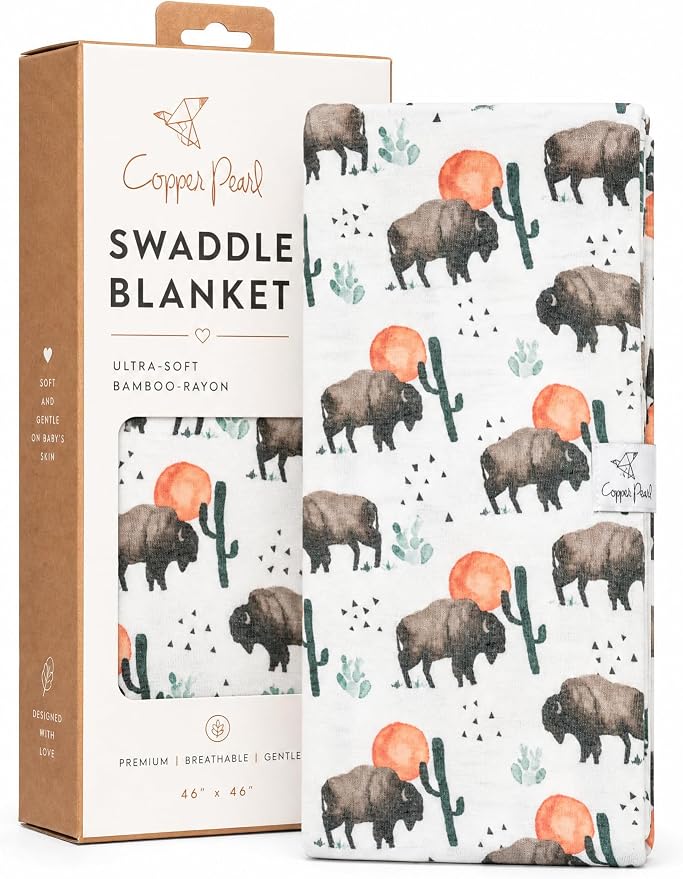 Copper Pearl Swaddle Blankets for Newborns | Soft Stretchy Receiving Blankets by CopperPearl