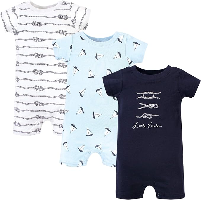Hudson Baby Unisex Cotton Rompers - Image 2