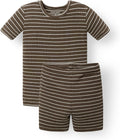 AVAUMA Stripe Pattern Baby Boys Girls Pajama Set Kids Toddler Snug fit Ribbed by AVAUMA