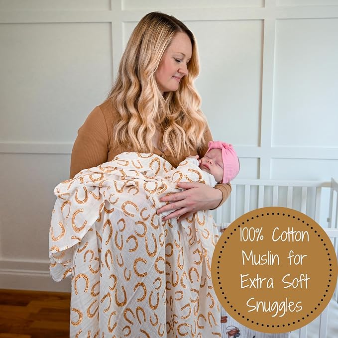 LollyBanks Baby Swaddle Blankets, 100% Organic Cotton Muslin Baby Blanket | 2 - Image 7