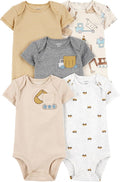 Carter's Baby Boys 5-Pack Original Short Sleeve Bodysuits by Carters