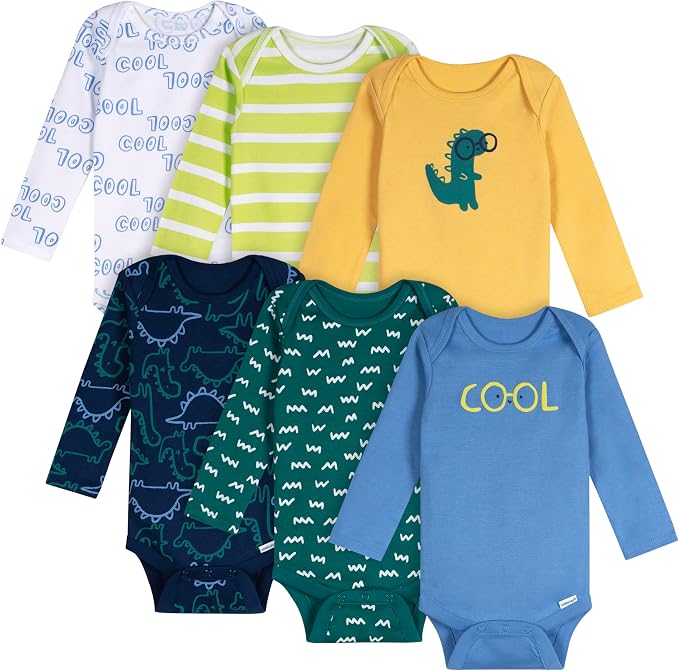 Onesies Brand Baby Boys & Girls 6-Pack Long Sleeve Bodysuits by OnesiesBrand