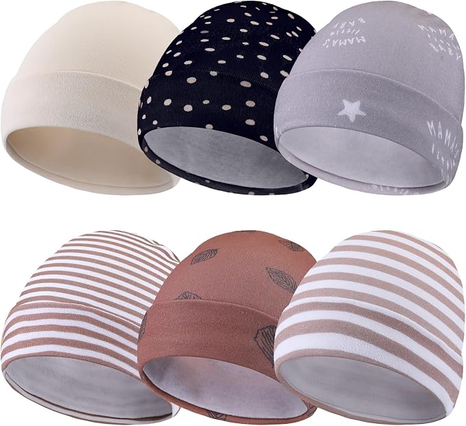 Newcotte 6 Preemie Hats by Newcotte