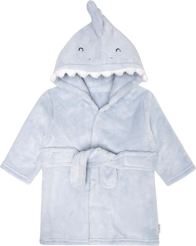 Gerber Baby Boys & Girls Plushy Soft Hooded Animal Character Bathrobe by Gerber
