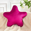 Fuchsia Star Throw Pillow, Cute Star Pillow Room Decor, Soft 14.9" Star Shaped Decorative Throw Pillow for Bedroom, Star Plush Floor Cushions Pillows