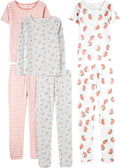 Simple Joys by Carter's Girls 6-piece Snug Fit Cotton Pajama Set by SimpleJoysbyCarters