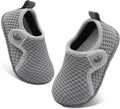 FEETCITY Baby Boys Girls First Walking Shoes Infant Sneakers Crib Shoes Breathable Lightweight Slip On Shoes