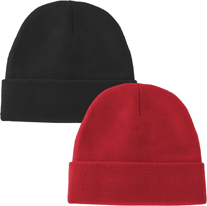 ROYBENS 100% Cotton Baby Beanie Cute Toddler Winter Hat Knit Caps Ages 0-8 | by ROYBENS
