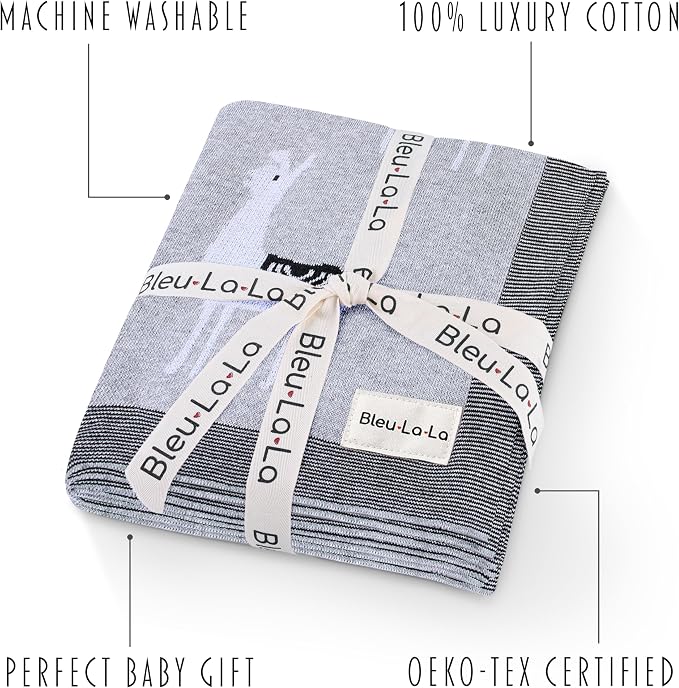Knit Baby Swaddle Blanket - Image 3