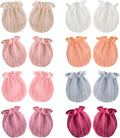 BQUBO Newborn Infant Toddler Mittens No Scratch Cotton Elastic Wrist Gloves by DRESHOW