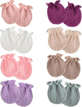 BQUBO Newborn Infant Toddler Mittens No Scratch Cotton Elastic Wrist Gloves by DRESHOW