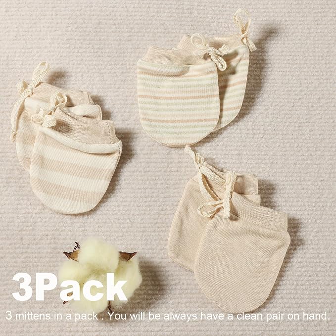 MOMSMENU Newborn Mittens No Scratch baby mitts - Image 8