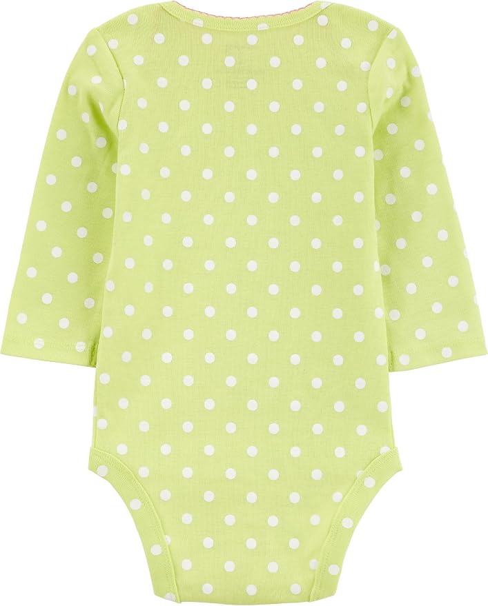 Simple Joys by Carter's Baby Girls 5-pack Long-sleeve Bodysuit - Image 3