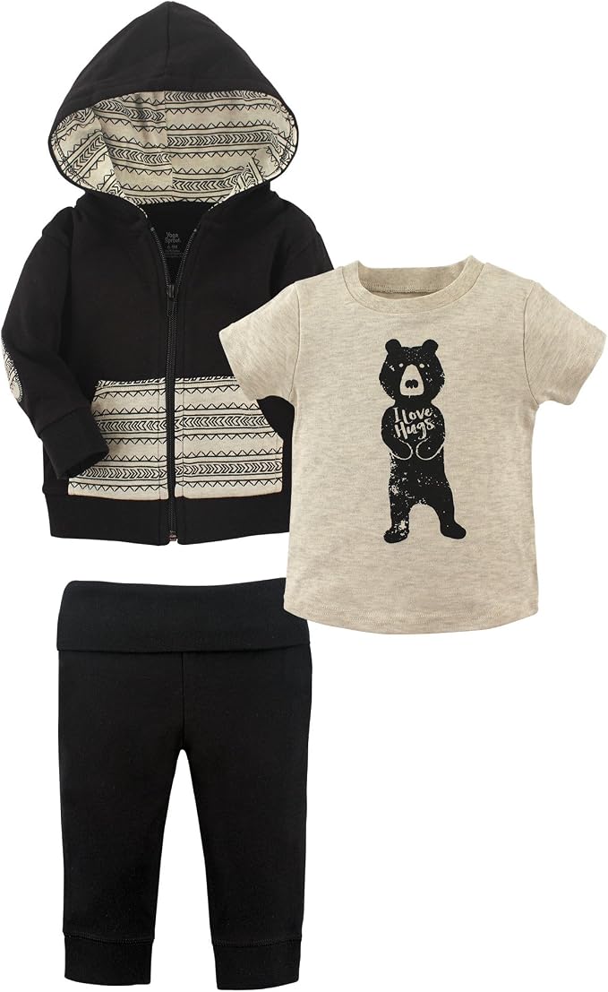 Yoga Sprout Bodysuit, and Track Jacket Set by Yoga+Sprout