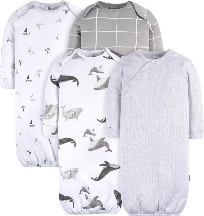 Gerber Baby Boys 4-Pack Sleeper Gown by Gerber