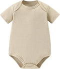AIWUHE Unisex-Baby Short Sleeve Bodysuits Cotton One-piece Boy Girl Summer by AIWUHE