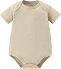 AIWUHE Unisex-Baby Short Sleeve Bodysuits Cotton One-piece Boy Girl Summer by AIWUHE