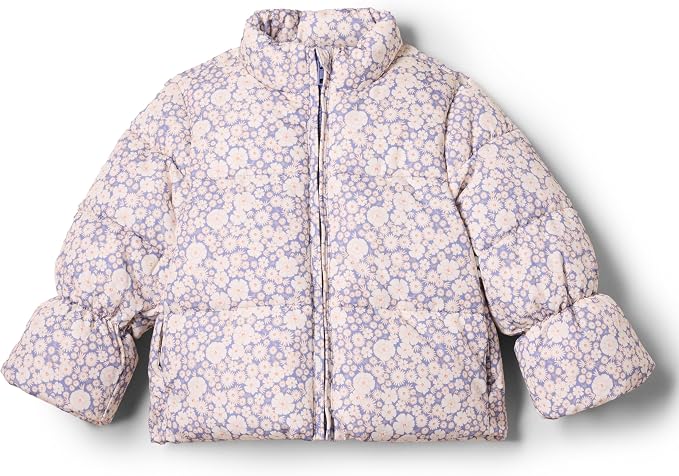 Amazon Essentials x Sofia Grainge Toddler and Baby Girls' Taffeta Puffer Jacket by AmazonEssentials