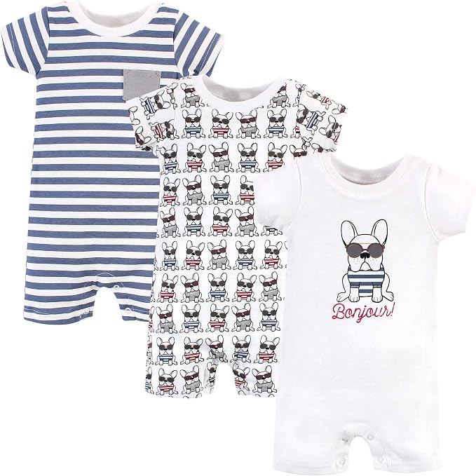 Hudson Baby Unisex Cotton Rompers - Image 2