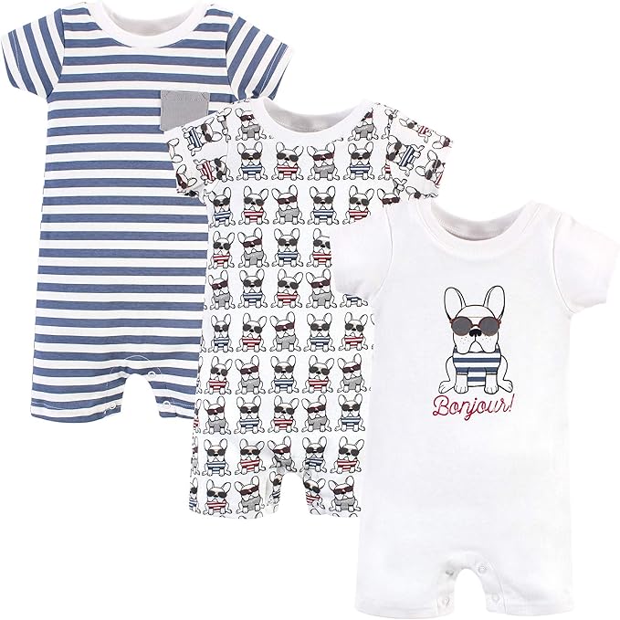 Hudson Baby Unisex Cotton Rompers - Image 2