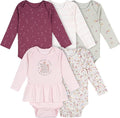 Gerber Baby Girls' 6-pack Long-sleeve Onesies Bodysuits by Gerber