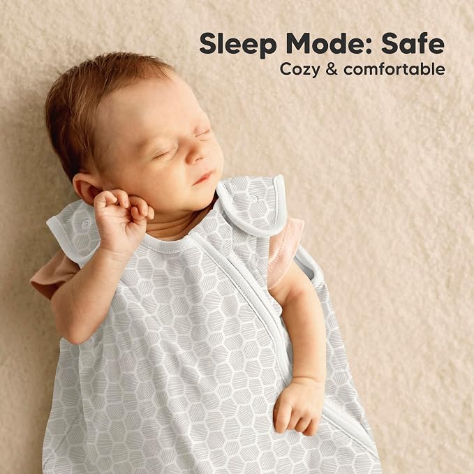 2-Pack Organic Baby Sleep Sacks, 100% Cotton 0.5TOG - Image 7