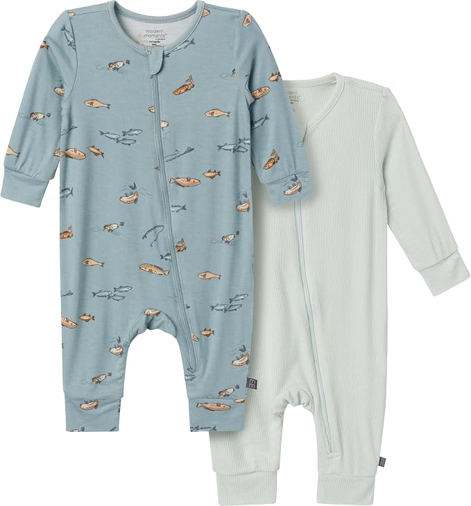MODERNMOMENTS Baby Viscose 2-pack Footless Coveralls by ModernMomentsbyGerber