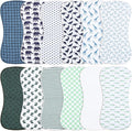 Baby Burp Cloths with Snap Design 3 Layers Thicken Cotton Absorbent and Soft by Benoxine