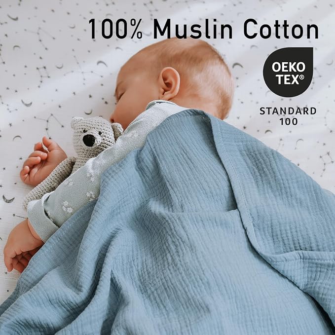GLLQUEN BABY Muslin Swaddle Blankets - Image 5