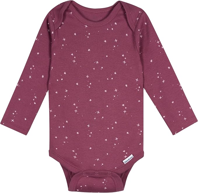 Gerber Baby Girls' 6-pack Long-sleeve Onesies Bodysuits - Image 2