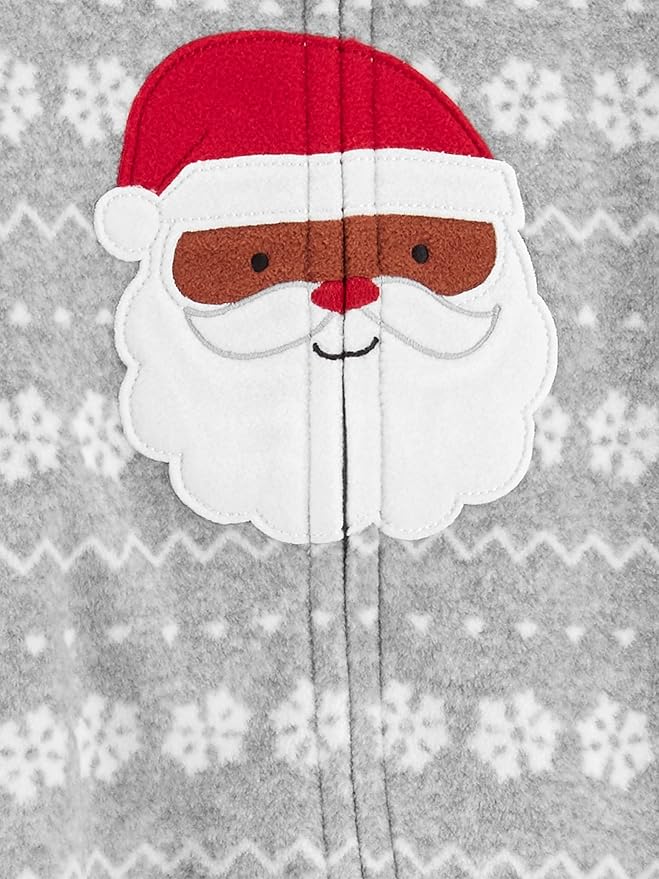 Simple Joys by Carter's Baby In 2pk Fleece Snp Santa Trees - Image 2