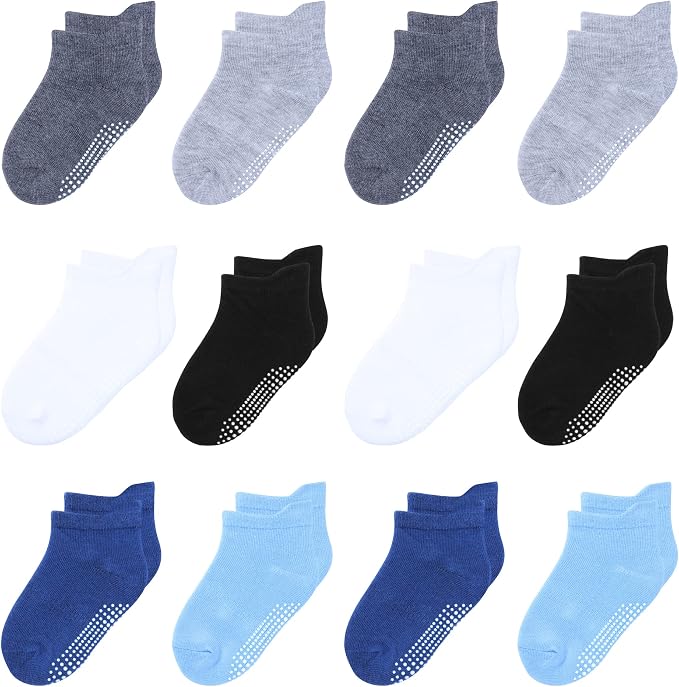 Toddler Non Slip Grip Ankle Socks by HYzgb