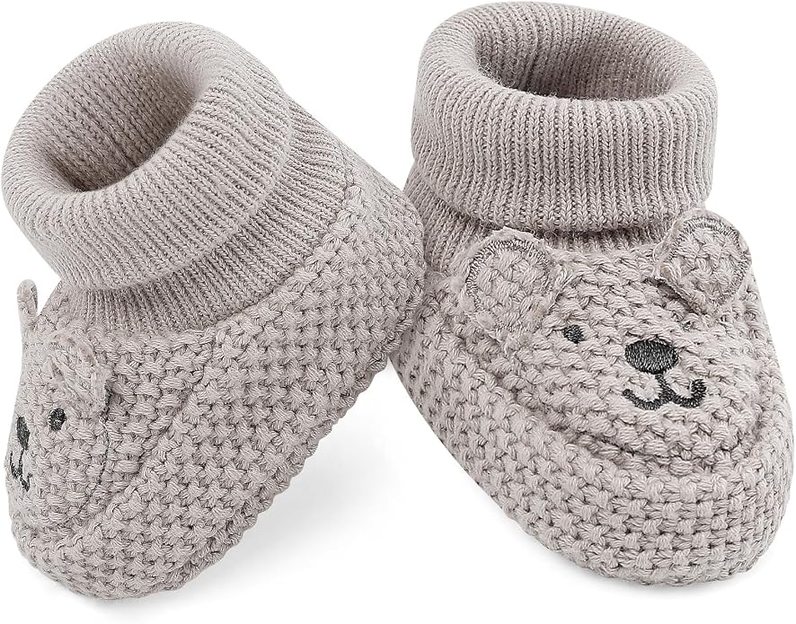 Newborn Shoes Knit Soft Baby Sock Booties - Image 6