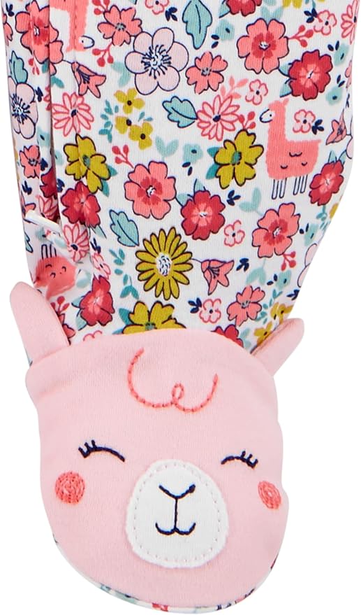 Simple Joys by Carter's Baby Girls' Cotton Footed Sleep and Play - Image 4