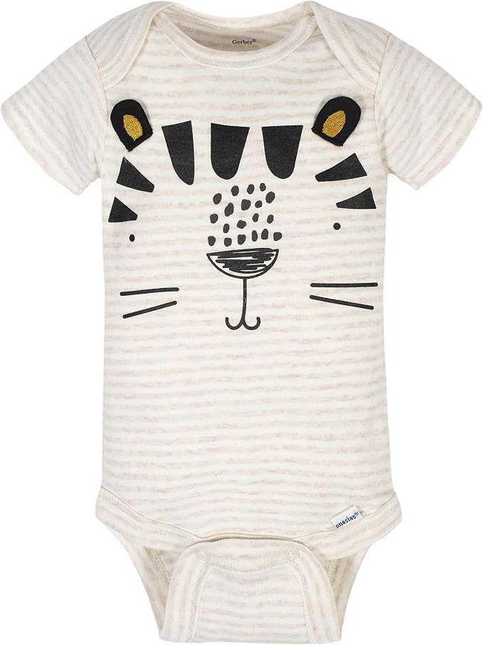 Gerber Baby Boys 8-Pack Short Sleeve Onesies Bodysuits - Image 2