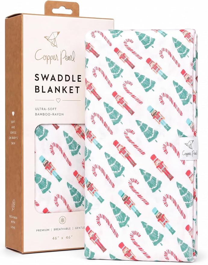 Copper Pearl Swaddle Blankets for Newborns | Soft Stretchy Receiving Blankets by CopperPearl