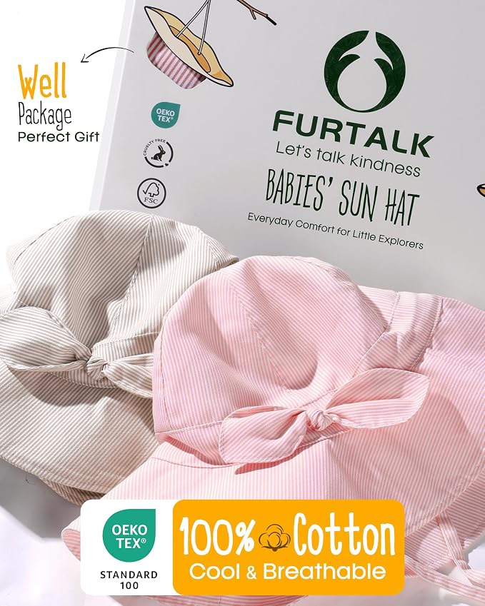 FURTALK Baby Sun Hat Toddler Beach Hats - Image 3