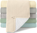 Bearmoss Muslin Burp Cloths, 100% Cotton Baby Burping Clothes, Large Extra Soft by Bearmoss