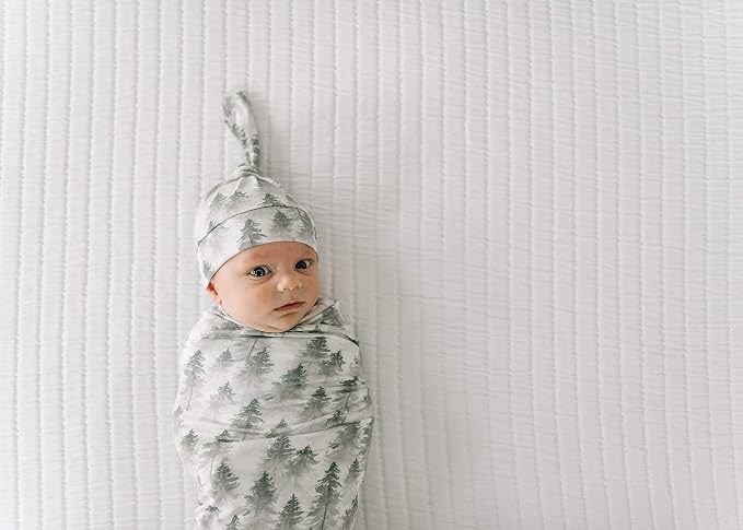 Copper Pearl Swaddle Blankets for Newborns | Soft Stretchy Receiving Blankets - Image 7